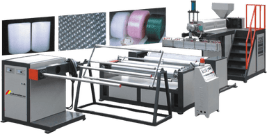 2 qavatli pufakli plyonka ishlab chiqarish uskunasi (1 vintli) US-XYPE-2LA-1000