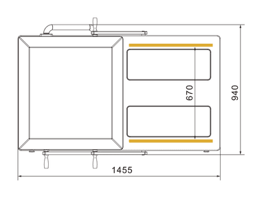 Ikki kamerali vakumli qadoqlash uskunasi (avtomatik) US-DZA-600/2SB