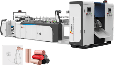 Оборудование для производства пакетов-маек и плоских пакетов US-JDSZ-300*2