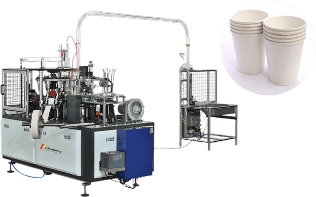 High speed servo driven intelligent paper cup machine US-ZSZB-D100