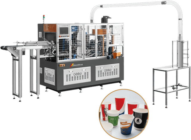 High speed servo driven intelligent paper cup machine US-GD-280