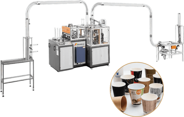 High speed servo driven intelligent paper cup machine US-ZKT-09H