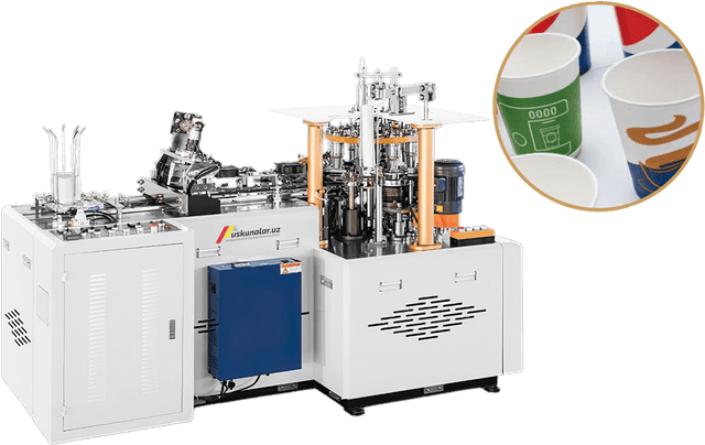 High speed servo driven intelligent paper cup machine US-MB-D12