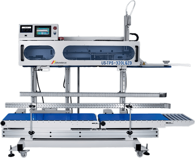 Вертикальное автоматическое вакуумное упаковочное оборудование US-320LQZD