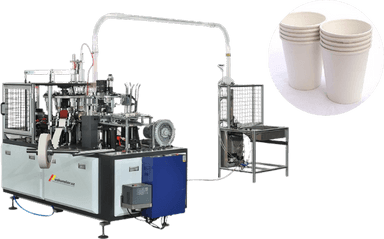 High speed servo driven intelligent paper cup machine US-ZSZB-D100