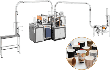 High speed servo driven intelligent paper cup machine US-ZKT-09H