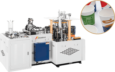 High speed servo driven intelligent paper cup machine US-MB-D12