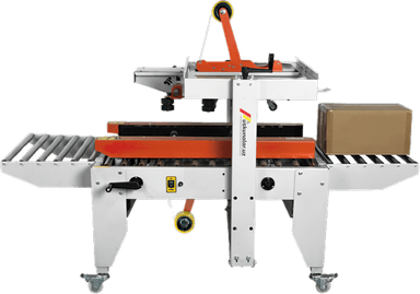 Karton karobka ustki va pastki qismlarini skotchlash uskunasi (yarim-avtomat) US-SFZ5050