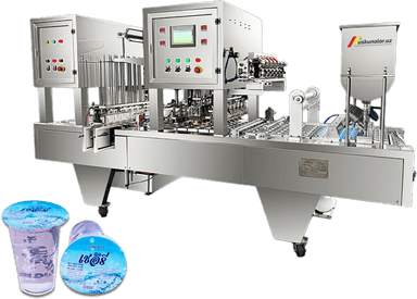 Automatic cup filling and sealing machine- US-BHJ-1