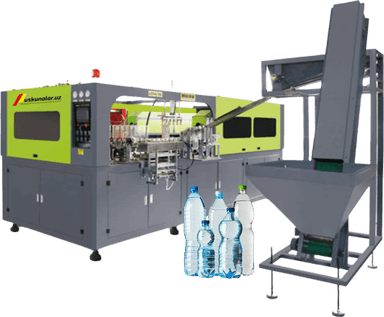 Автоматическое оборудование для производства пластиковых бутылок US-LGB-4-15L