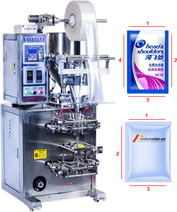 Оборудование для фасовки и упаковки жидких и пастообразных продуктов US-GS006