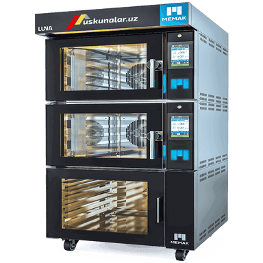 Convection oven with 5 trays