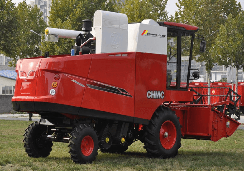 Combine harvester of grain crops US-4LZ-8B1