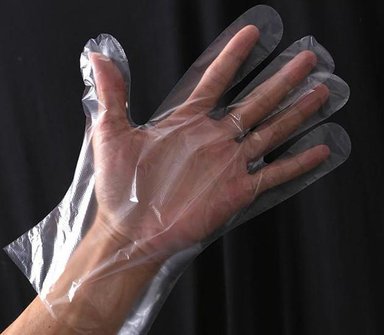 Disposable plastic gloves making machine US-ST500