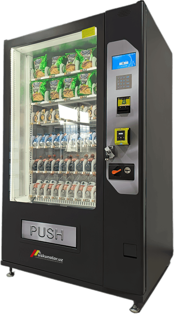 Торговый автомат с напитками и закусками (vending)