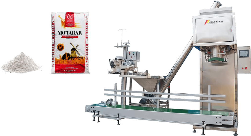 qoplarni qadoqlash, qop qadoqlash uskunasi, un qadoqlash uskunasi, yem qadoqlash, korm qadoqlash, kepak qadoqlash uskunasi, ziravor qadoqlash uskunasi, qadoqlash uskunasi, korm qadoqlash uskunasi, o'g'it qadoqlash uskunasi